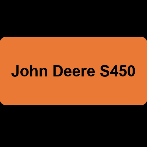 John Deere S450